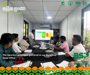 The Sassrika Lanka team gathered at our Biyagama Head Office on 3rd August 2026 for our Retail Officer Monthly Gathering